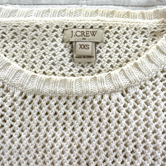 JCrew 🔵 Open Knit Waffle Beach Sweater (Great Condition) 🎉Make Offer🎉 - Picture 6 of 6